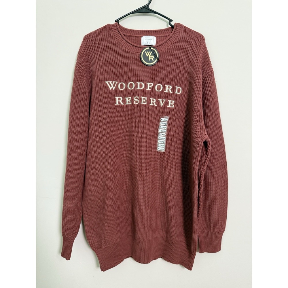 Woodford Reserve Rollneck Sweater Size XL Preppy Knit Bourbon Whiskey NEW